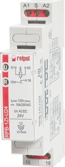 Relpol Relee de Fază 120A cu Tensiune 24V