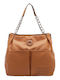 Le Pandorine Vicky Women's Bag Shopper Shoulder Tabac Brown