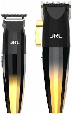 jRL Fresh Fade 2020 Σετ Επαναφορτιζόμενης Κουρευτικής Μηχανής Black / Gold