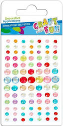 Craft with Fun Sticker Diamonds Mixed Colors