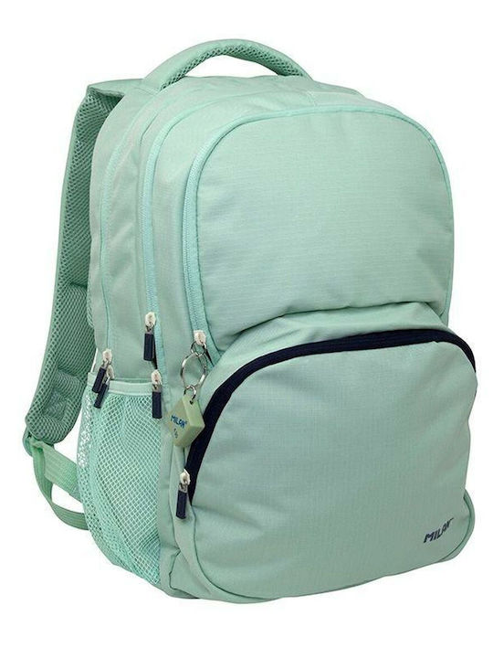 School Bag Milan 1918 Green 46.5 X 30 X 17 Cm