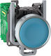 Schneider Electric Harmony Διακόπτης Μπουτόν Μπλε 1τμχ