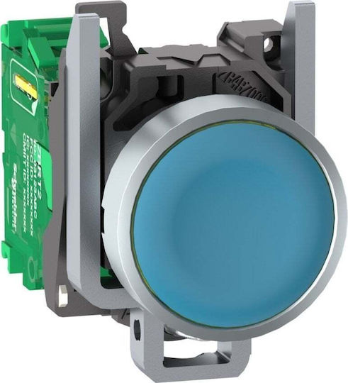 Schneider Electric Harmony Διακόπτης Μπουτόν Μπλε 1τμχ