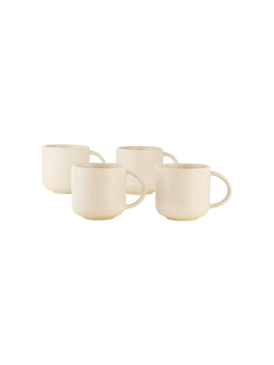 Maxwell & Williams Mug Ceramic Beige 360ml 4pcs