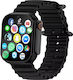 T800 Ultra 49mm Smartwatch με Παλμογράφο (Μαύρο)