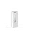 Atmosphera Wall Mirror Full Length with Black Plastic Frame 125.5x35.5cm 1pcs
