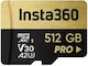 Insta360 microSDXC 512GB Klasse 10 U3 V30 A2