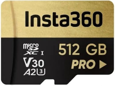 Insta360 microSDXC 512GB Klasse 10 U3 V30 A2