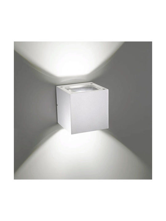 Zafferano Outdoor Ceiling Light with Integrated LED in White Color LD0127B3