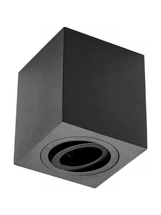 Gtv Deckenleuchte für den Außenbereich GU5.3 in Schwarz Farbe OS-SEN5097KWCZ-00