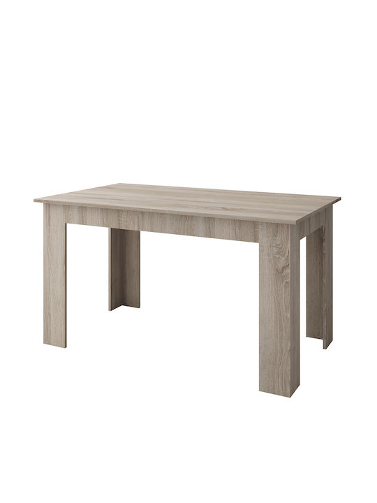 Irida Tisch Küche Holz Grey 120x80x75cm
