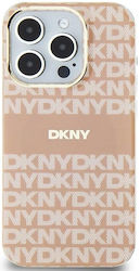 DKNY Repeat Pattern Tonal Stripe Back Cover Pla...