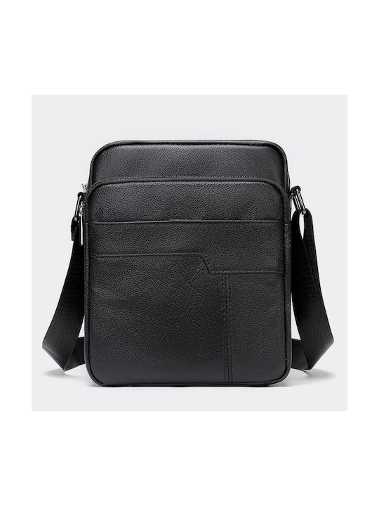 Reidel Leather Men's Bag Shoulder / Crossbody Black