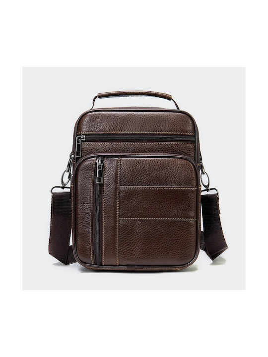 Reidel Leather Men's Bag Shoulder / Crossbody Brown