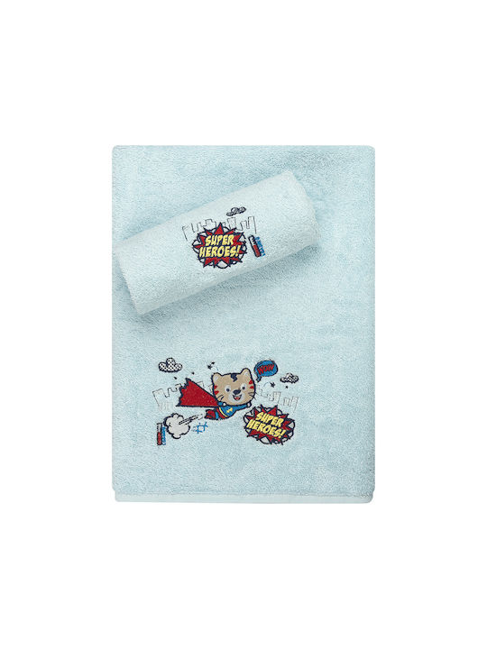 Beauty Home Set of baby towels 2pcs Blue