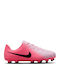 Tiempo Legend 10 Club Kids Molded Soccer Shoes Pink