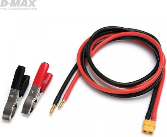 D-max Xt60 Idst Conectori Intrare DC Cleme Baterie + & 4mm 1m