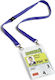 Durable A6 Open Durable Badge 852507 Navy Ribbon