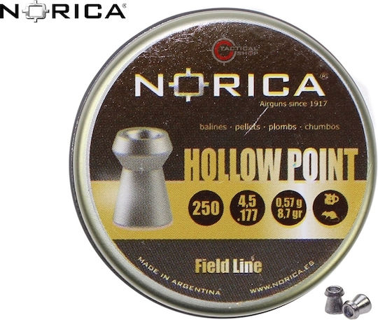Βληματάκια Αεροβόλου Norica Hollow Point Pellets 4.5mm