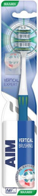 AIM Vertical Expert Zahnbürste Weich Blue 1Stück