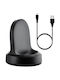 Ladegerät für Samsung Smartwatch Gear S2 / Gear S3 / Galaxy Watch 42mm / 46mm Schwarzς