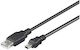 PremiumCord USB 2.0 Kabel USB-A-Stecker - Mini-USB-B-Stecker Schwarz 2m ku2m2a