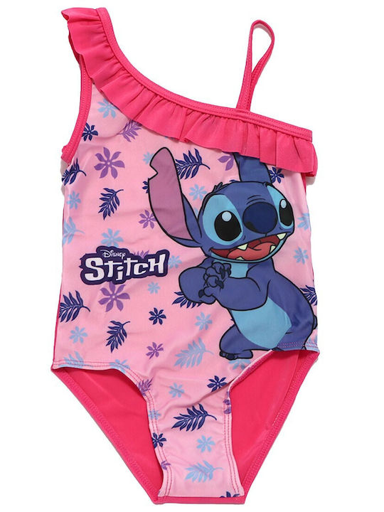 Disney Kids Swimwear One-Piece Lilo & Stitch Pink-coral