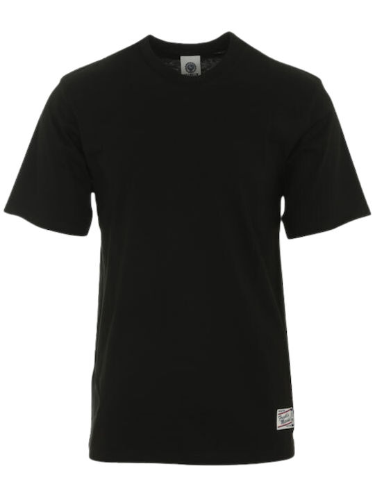 Franklin & Marshall Ανδρικό T-shirt Κοντομάνικο Μαύρο