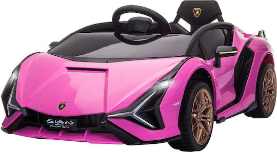 Lamborghini Μονοθέσιο με Τηλεκοντρόλ Licensed 12 Volt Ροζ