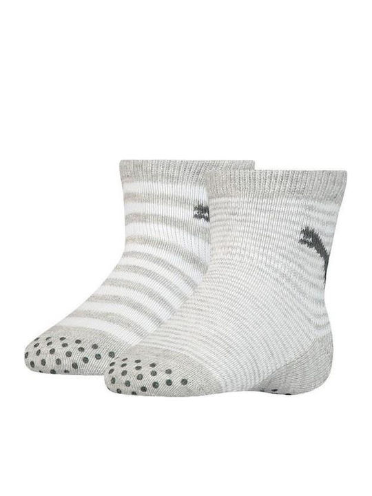 PUMA Kids' Socks Non-Slip Gray