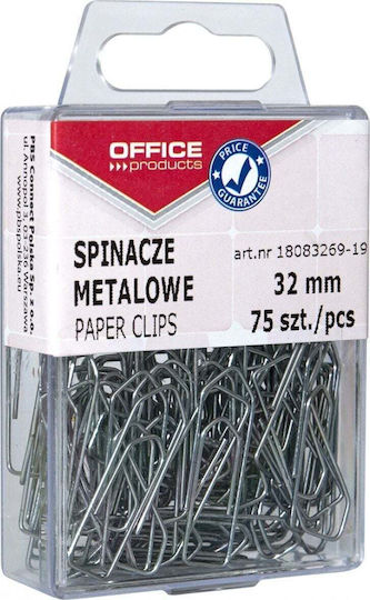 Office Products Set of 75pcs Paper Clips
