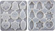 Silicone Mold Christmas Designs 13x12cm