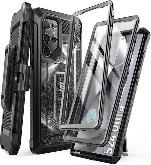 Supcase Unicorn Beetle Pro Back Cover Σιλικόνης / Πλαστικό Μαύρο (Galaxy S24 Ultra)