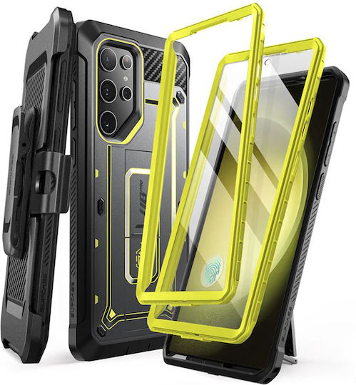 Supcase Unicorn Beetle Pro Umschlag Rückseite Silikon / Kunststoff Gelb (Galaxy S24 Ultra)