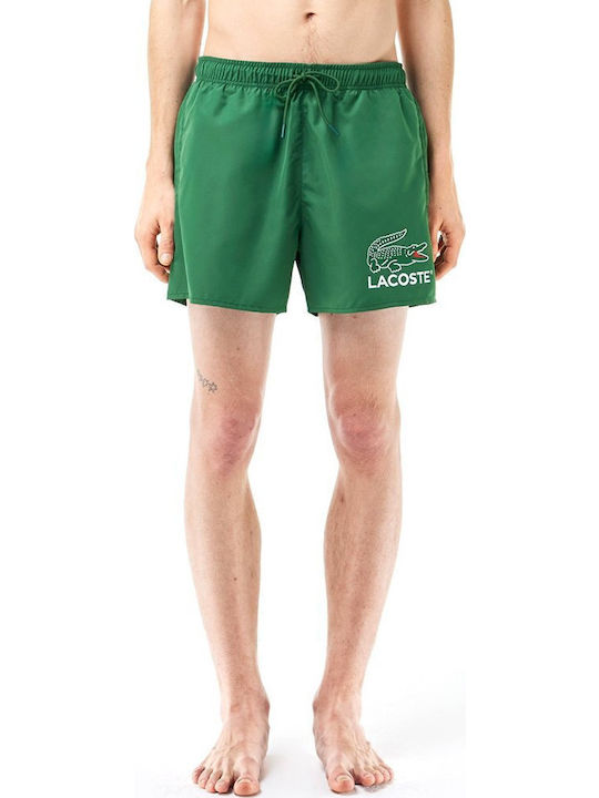 Men's Swimwear Shorts Green with Patterns