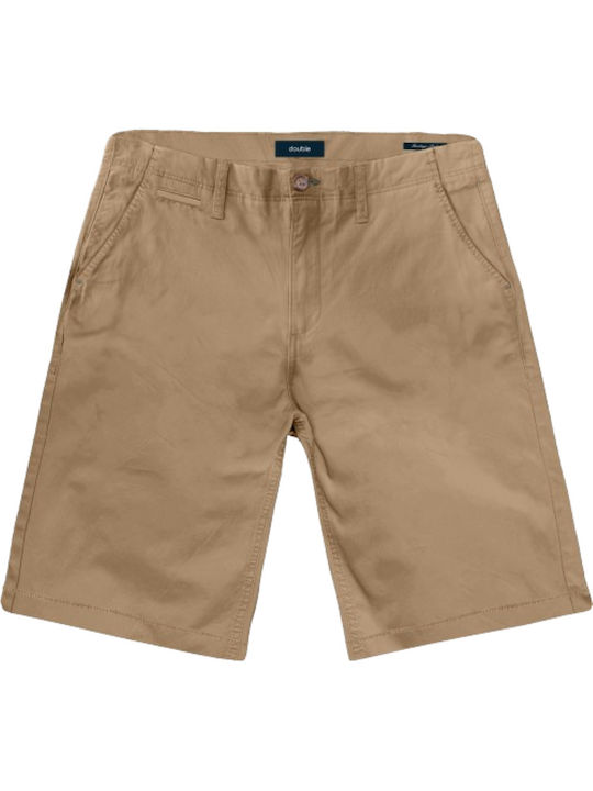 Double Men's Shorts Chino Lt Camel