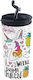 Idrink Metall Reisethermoskanne 350ml Einhorn
