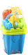 443667 Beach Castle Bucket Set 9pcs 17x17x33cm 2 colors Luna