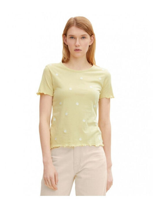 Tom Tailor Women's Athletic T-shirt Yellow