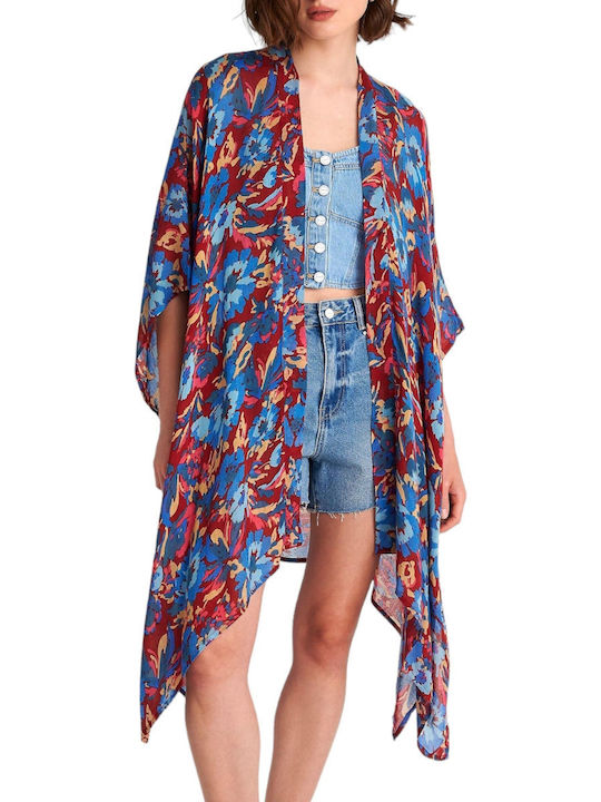 Attrattivo Damen Kimono Blau