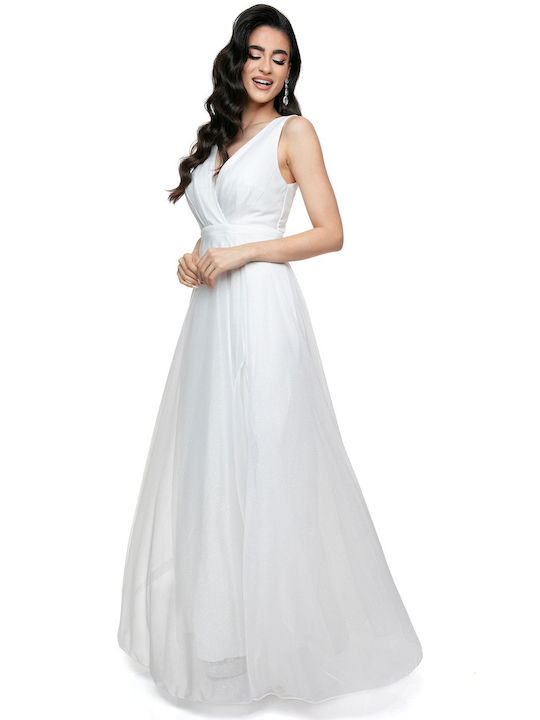 RichgirlBoudoir Summer Maxi Dress for Wedding / Baptism White