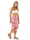 Verde Rotes Damen Pareo