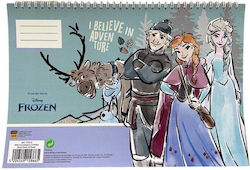 Gim Μπλοκ Ζωγραφικης Α4 30 Φυλλα Frozen 341-71413