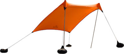 Nomad Tents Explorer Umbrelă de Plajă 4 Persoane Sicilian Orange 200x200x190cm