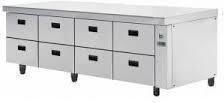 Inoxcon Frigider Inoxidabil de Banc cu Sertar și Unitate de Răcire L249xl70xH63cm