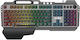 Weibo WB-590 Gaming Πληκτρολόγιο με RGB φωτισμό (Αγγλικό US) Γκρι