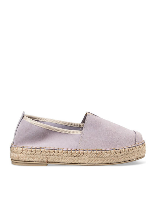 Women's Suede Espadrilles Pink