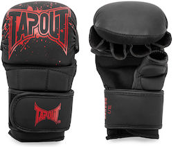 Tapout Mănuși MMA din piele sintetică Negre