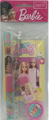 Set Școlar Gim + Blocnotes Barbie