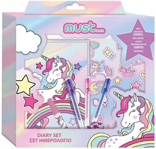 Tagebuch-Set Must Einhorn 7 Teile